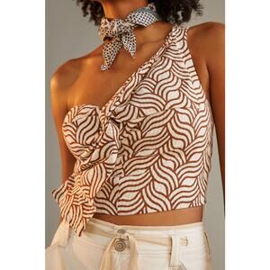 Eva Franco One-Shoulder Blouse - New - Size 8